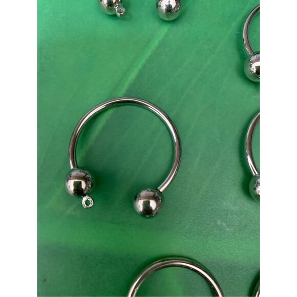 Key Rings Stainless Steel #crafts #horseshoe key rings #round key rings - Picture 3 of 4